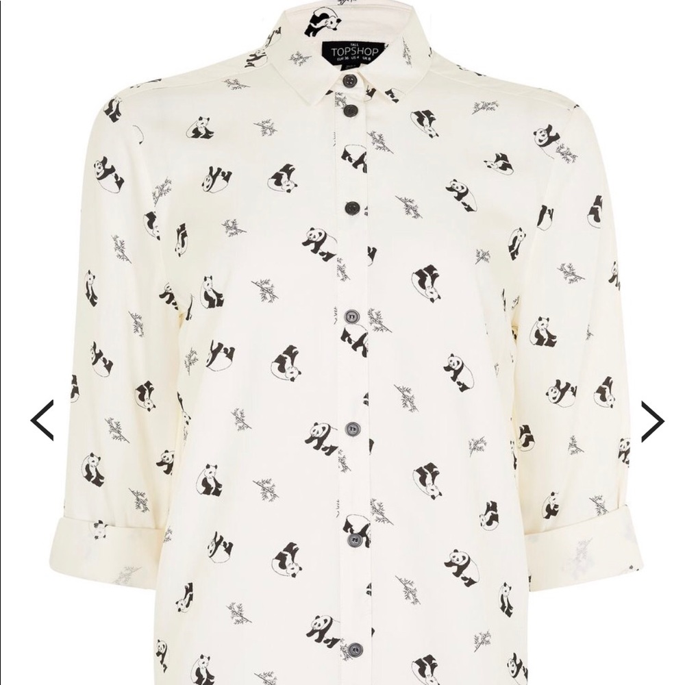 Topshop panda shirt